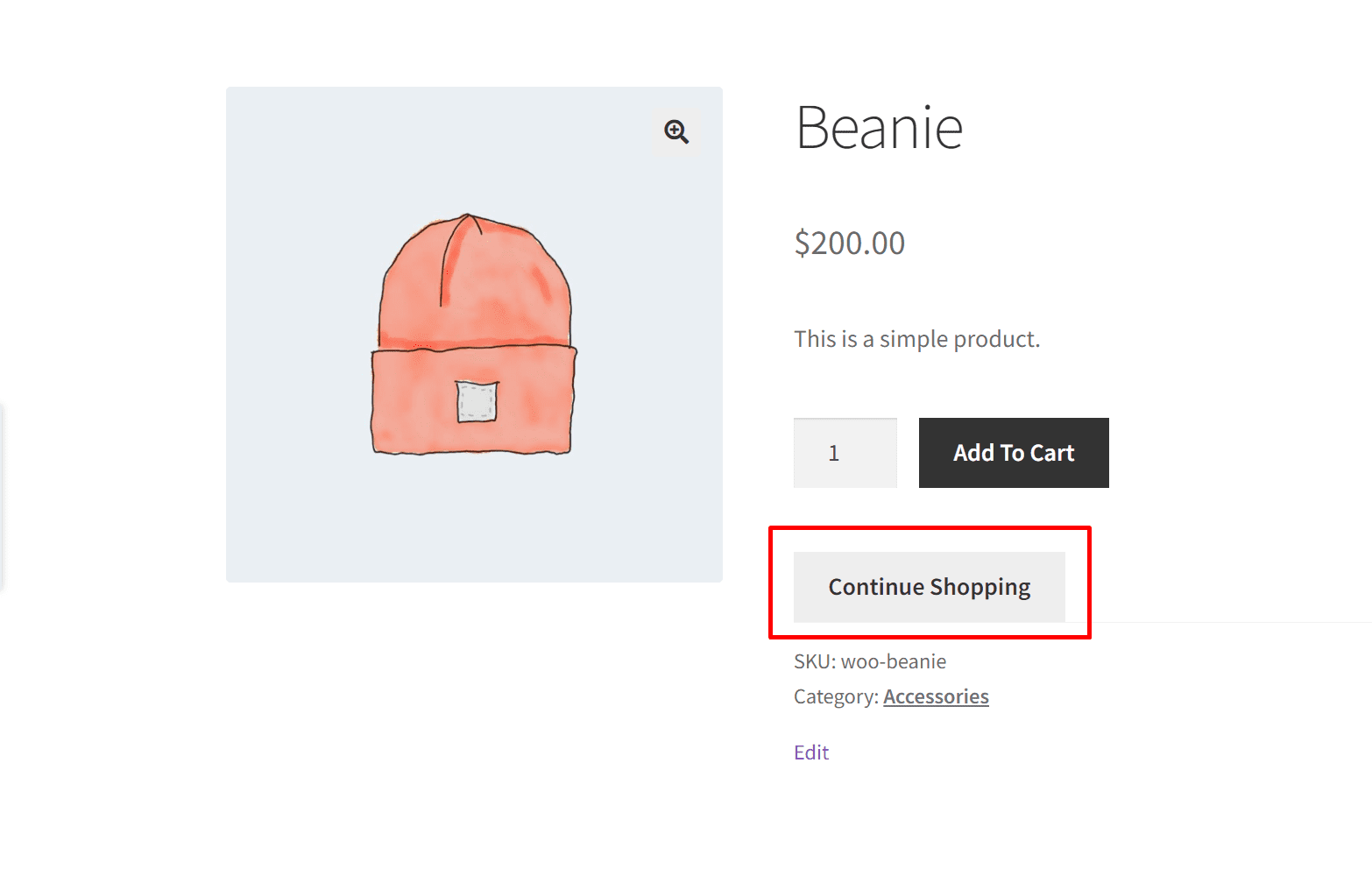 Add Continue Shopping Button at Single Product Page on WooCommerce 1 PHP Snippet: Continue Shopping Button at Single Product page on WooCommerce