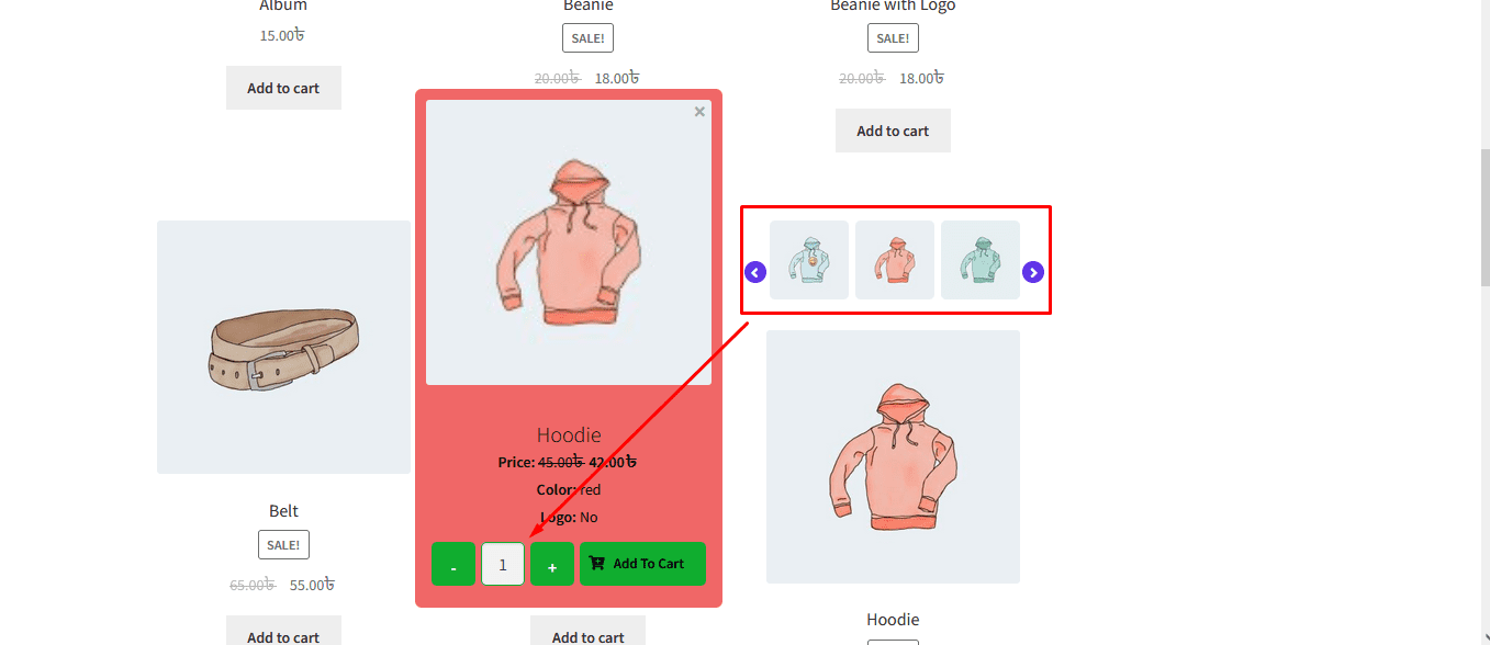 qty input border color changed