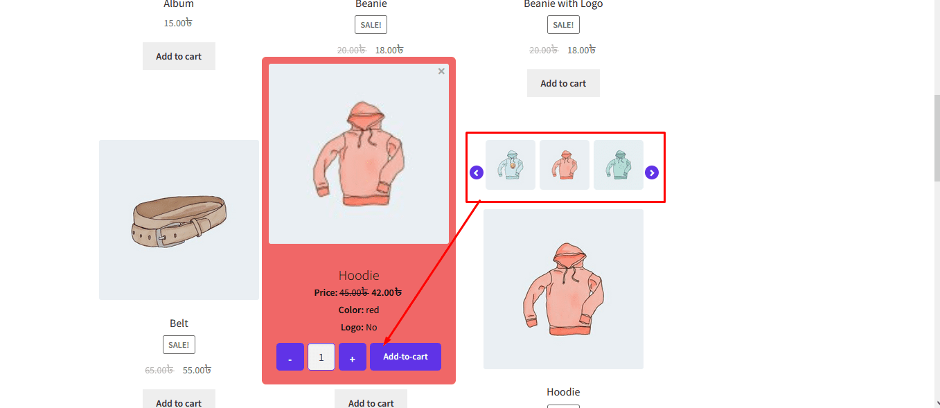 remove add to cart icon